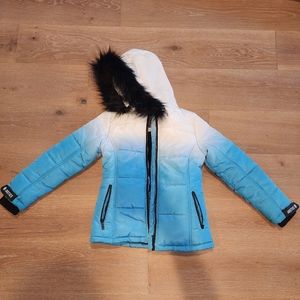 Justice girls snow coat sz 10